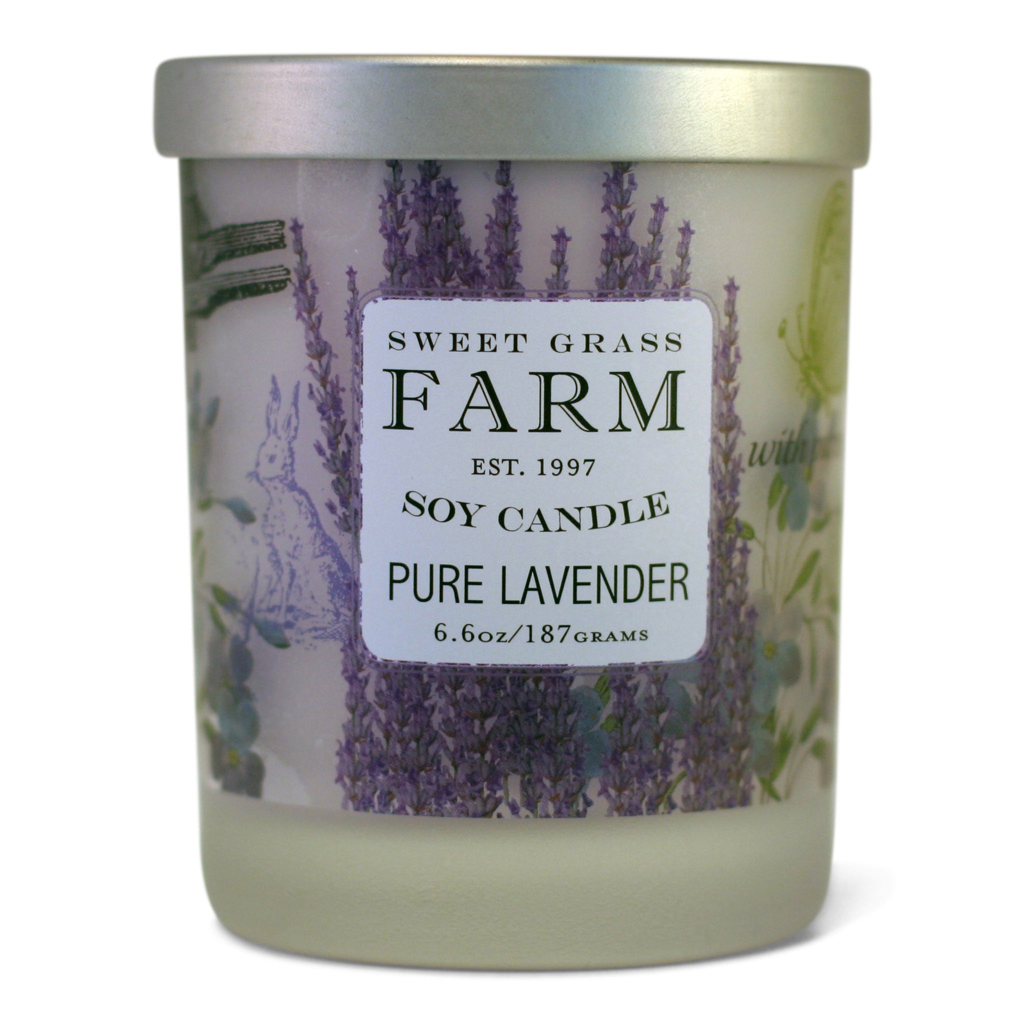 American Soy all Organic Sweet pea Candle in Crock in Grand Rapids